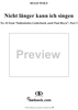 Nicht länger kann ich singen, No. 42 from "Italienisches Liederbuch, nach Paul Heyse", Part 2