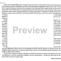 Agnus Dei E Major - Preface