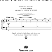 I Don't Want To Miss a Thing