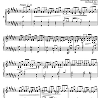 Etude Op. 8 No. 1 - Piano