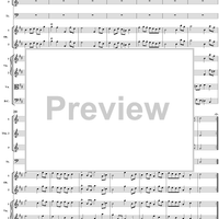 Orchestral Suite No. 3 in D Major - Score