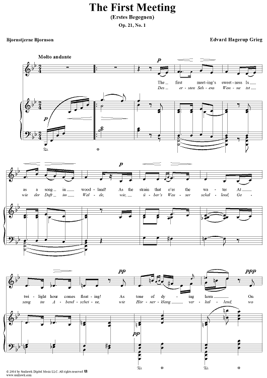 The First Meeting, Op. 21, No. 1
