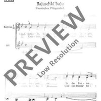 Bajuschki baju - Choral Score