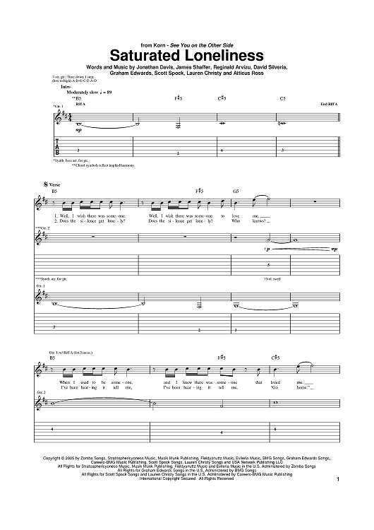 Saturated Loneliness