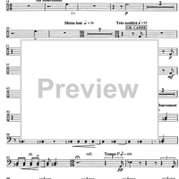 Destin (Symphonie à trois pour un drame) - Percussion