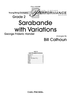 Sarabande with Variations - Score