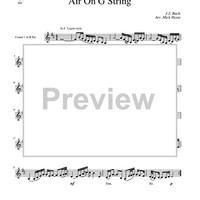 Air on G String - Cornet 1/Trumpet 1