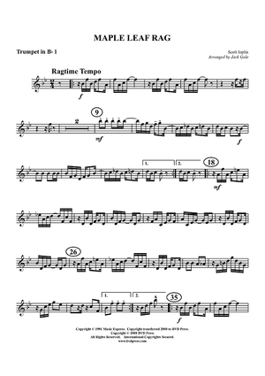 Maple Leaf Rag - Trumpet 1