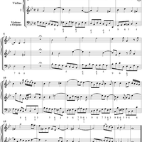 Trio Sonata in G Minor  - Op. 4, No. 2 - Score