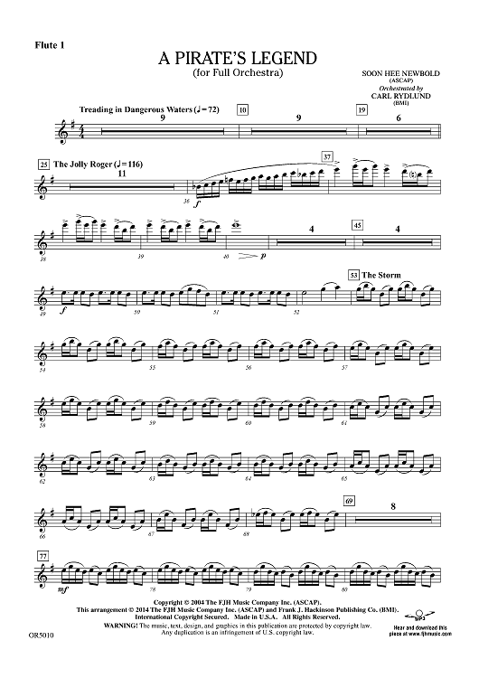 A Pirate's Legend - Flute 1