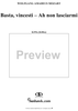 "Basta, vincesti", recitative and "Ah, non lasciarmi", aria, K295a (K486a) - Full Score