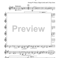 Music for Four, Collection No. 2 - Early Pop Favorites - Part 3 Clarinet in Bb