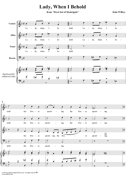 Lady, When I Behold