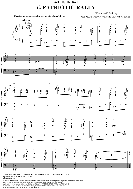 Patriotic Rally and Crowd Exit