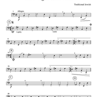 Hava Nagila/Tsena Tsena - Part 3 Cello or Bassoon