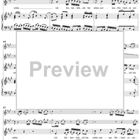 "Ich bin herrlich, ich bin schön", Aria, No. 4 from Cantata No. 49: "Ich geh' und suche mit Verlangen" - Piano Score