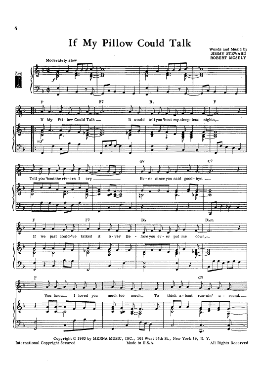 If My Pillow Could Talk