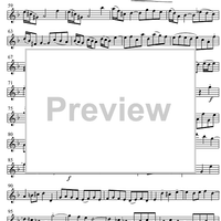 Prelude and Fugue No. 5 KV404A - Clarinet 1