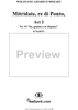 "So, quanto a te dispiace", No. 14 from "Mitridate, rè di Ponto", Act 2, K74a (K87) - Full Score