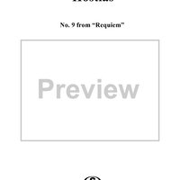 Hostias - No. 9 from "Requiem"  K626