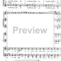 Tre Madrigali - Score