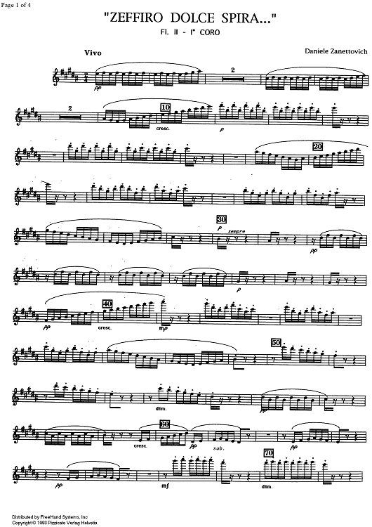 Zeffiro Dolce Spire [set of parts]