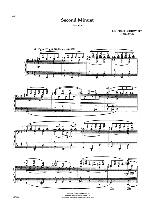 Second Minuet - from Seven Ancient Dances