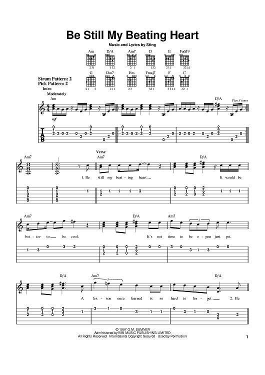 Be Still My Beating Heart