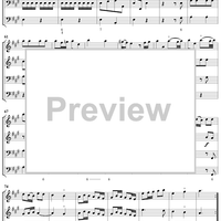 Quartet No. 3 in A major - Score