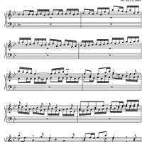 Fugue Bb Major BWV 954