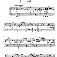 The evening bell - Harp