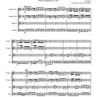 Sheep May Safely Graze - Score