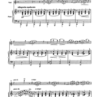 Canzonetta No. 1 - Score