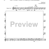 We Wish You a Merry Christmas - Horn 2 in F