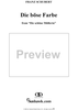 Die schöne Müllerin, No. 17 -  Die böse Farbe, Op. 25, D795 - No. 17 from "Die Schöne Müllerin" Op.25 - D795