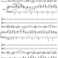 Piano Quartet No. 3 in C Minor, Movement 3 - Piano Score