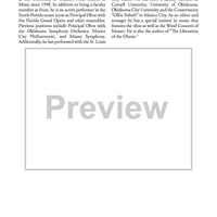 Le Tombeau de Couperin for Oboe and String Quartet - Score