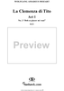 "Deh se piacer mi vuoi", No. 2 from "La Clemenza di Tito", Act1 (K621) - Full Score