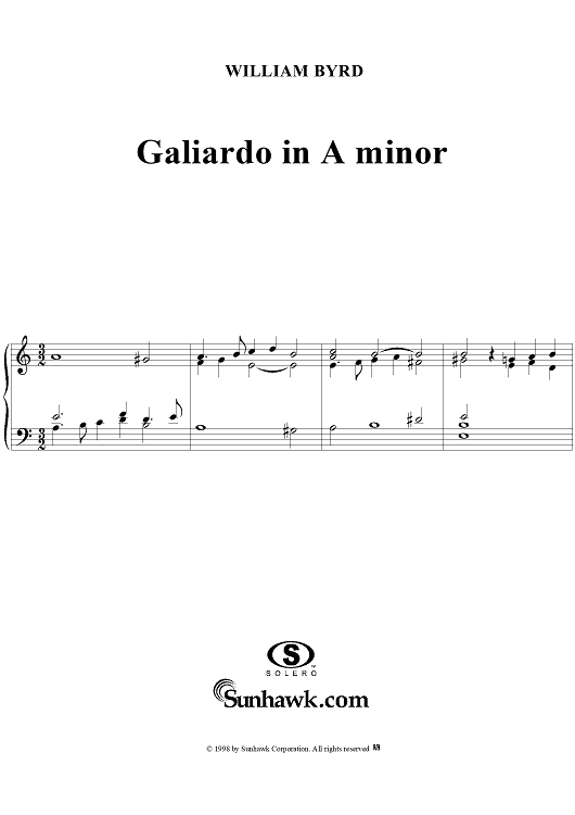 Galiardo in A minor