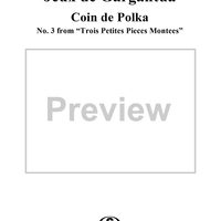 Jeux de Gargantua, No. 3 from "Trois petites piéces montées" - No. 3 from  "Trois Petites Pièces Montées"