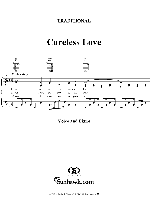 Careless Love - Beth's Notes