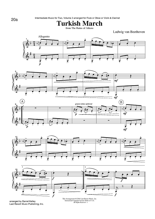 Turkish March - from The Ruins of Athens