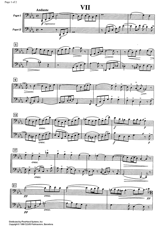 Miniatura No. 7 - Score