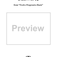 Duet No. 12 - Violin 1