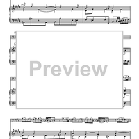 Sonata in E Major BWV 1035 - Piano Score