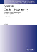 Oratio - Pater noster - Choral Score