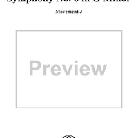 Symphony No. 6 in G Minor, Op. 42: Movt. 3