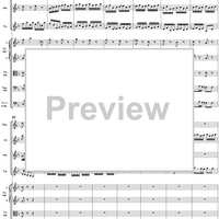 Brandenburg Concerto No. 2: Allegro Assai - Score