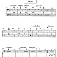 Sylvie et le paon - Harp