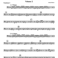 Donut Etudes: Coordination Studies, Volume 2 - Trombone 4